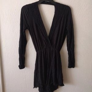 Nastygal Black Romper XS